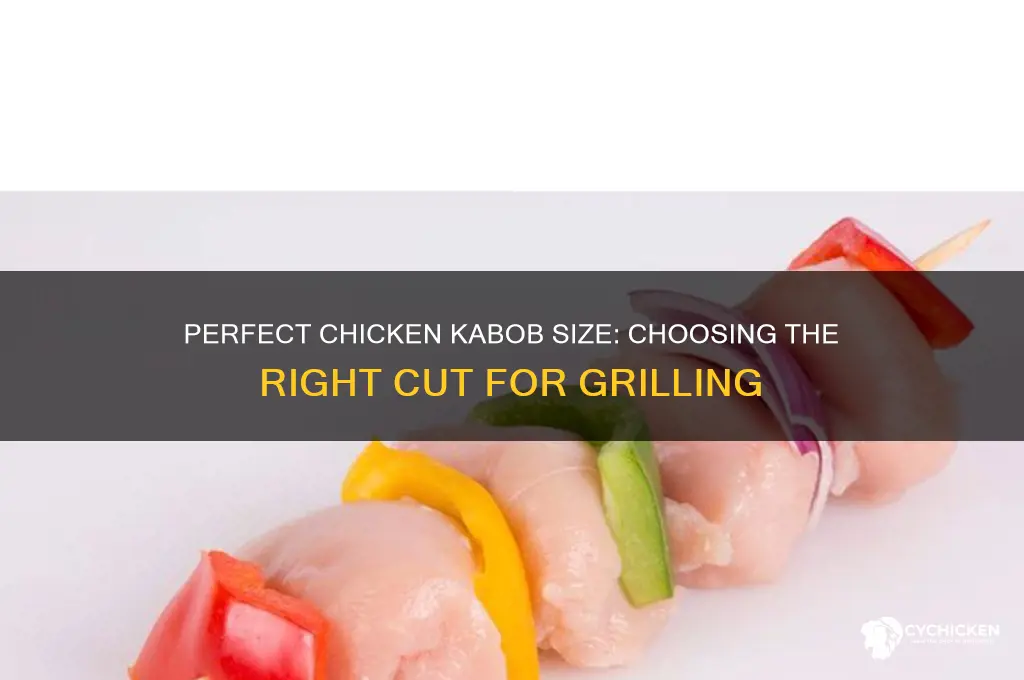 how big to buy chicken for kabobs
