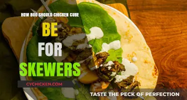 Perfect Chicken Cube Size for Skewers: Tips for Even Cooking