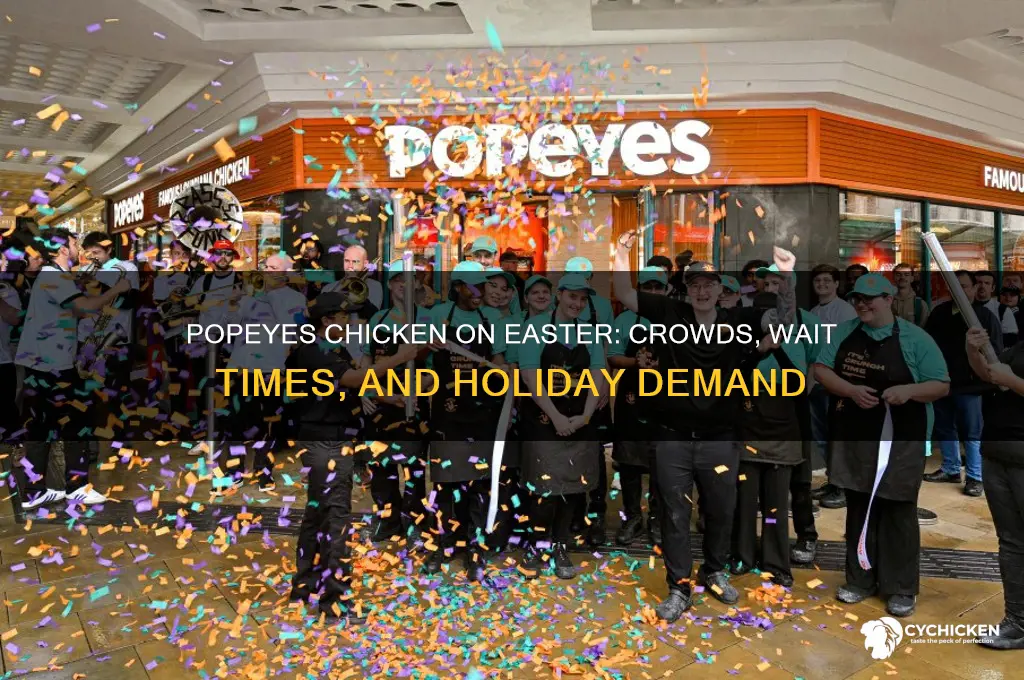 how busy is popeyes chicken on easter