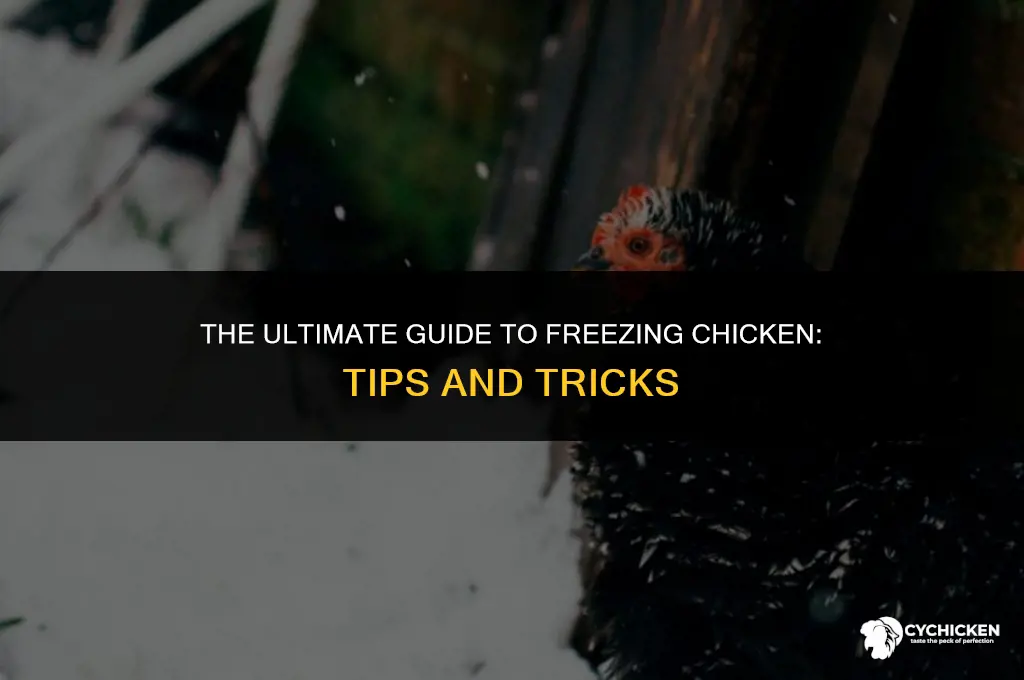 how can chicken be frozen