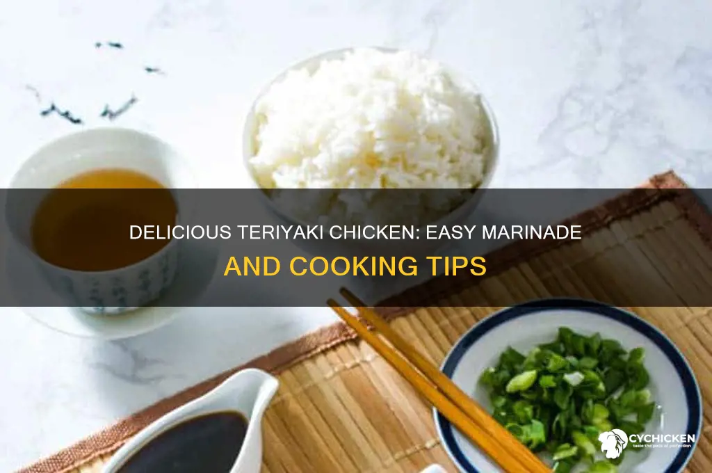 how can i cook some chicken marinated in teriyaki sauce