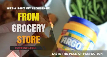 Quick Fix: Diluting Overly Salty Store-Bought Chicken Nuggets Easily