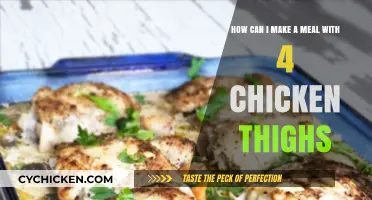Delicious Chicken Thigh Dinner: 4 Thighs, Endless Flavor Possibilities