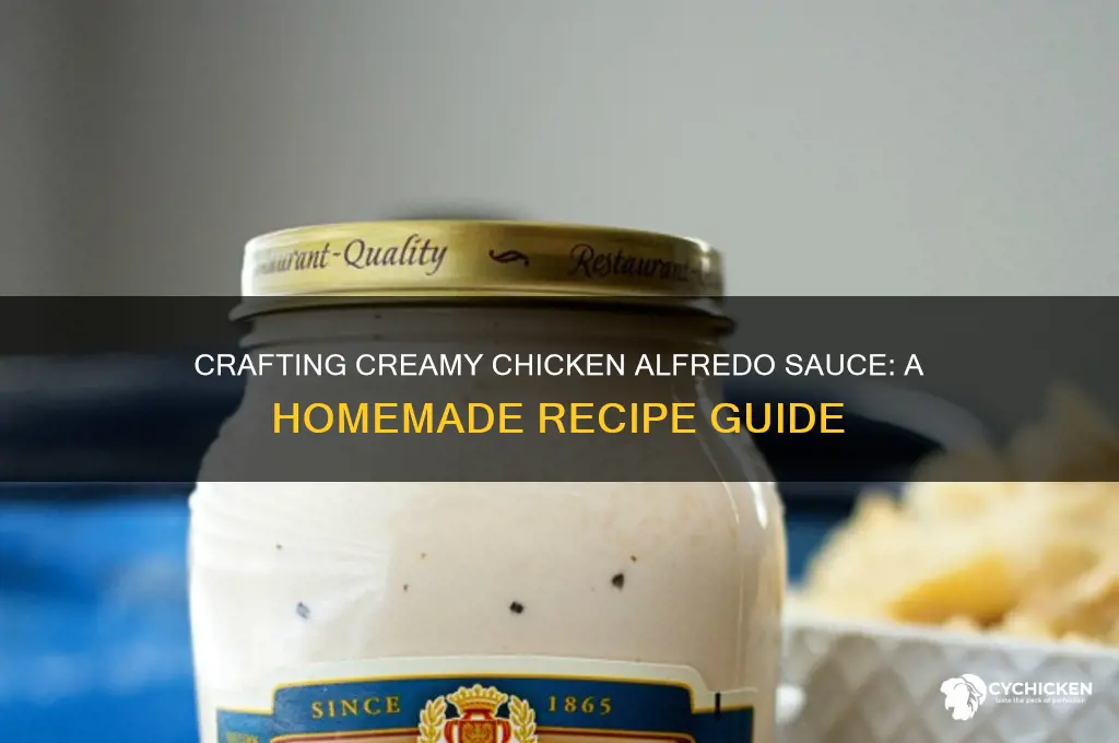 how can i make chicken alfredo sauce from scratch