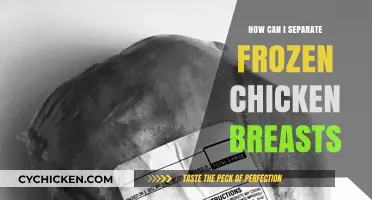 Easy Thawing: How to Separate Frozen Chicken Breasts Safely