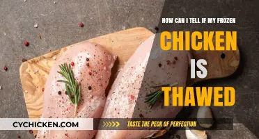 From Frozen to Fresh: Checking If Your Chicken Is Thawed