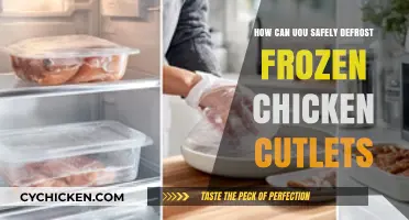 Safe Thawing: A Guide to Defrosting Frozen Chicken Cutlets