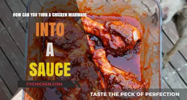 Transform Chicken Marinade into Luscious Sauce: Easy Culinary Magic