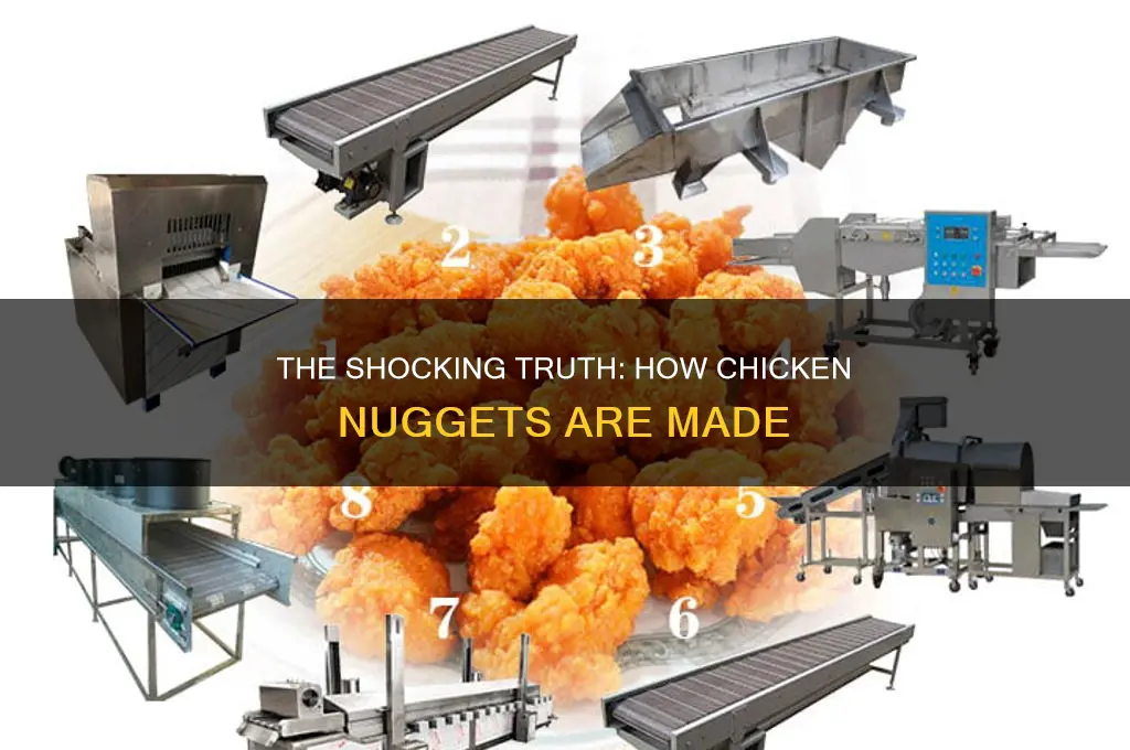 how chicken nuggets are made chicks in grinder