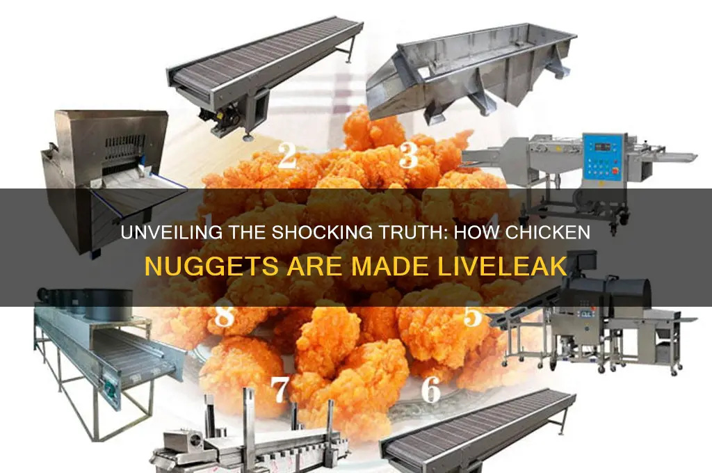 how chicken nuggets are made liveleak