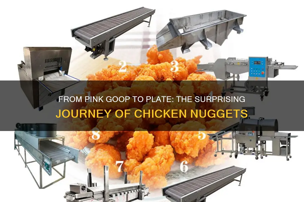 how chicken nuggets are made pink goop