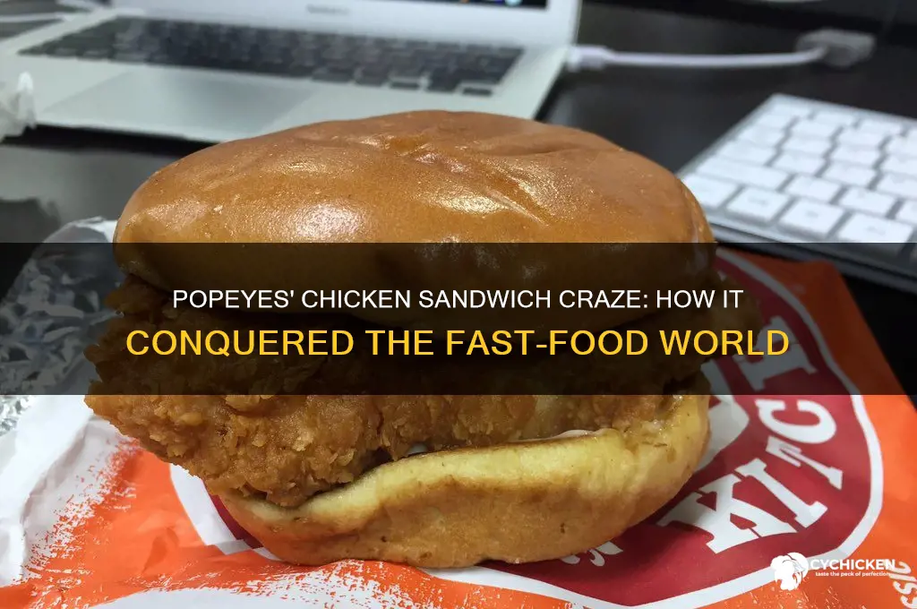 how chicken sandwhichs from popeyes were sold