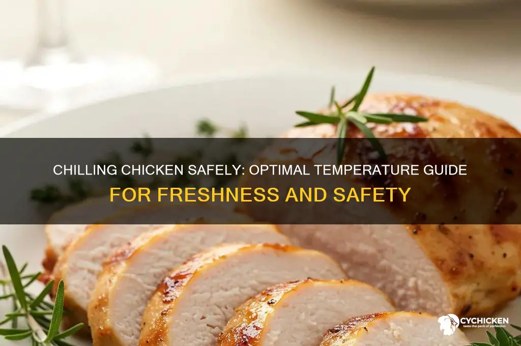 how cold does chicken need to be kept
