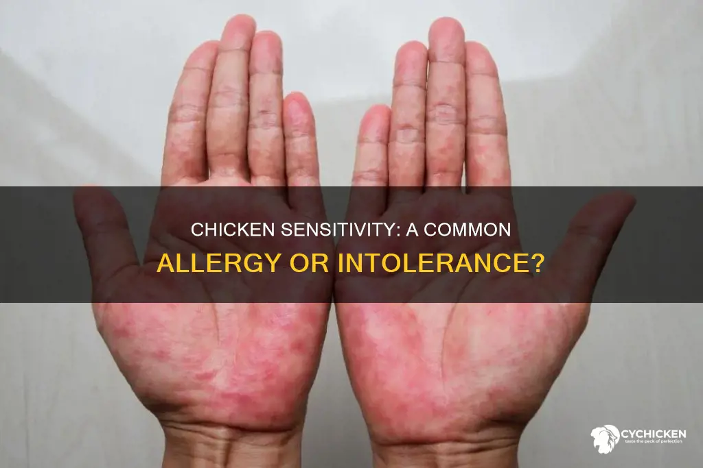 how common is it to have sensitivity to chicken