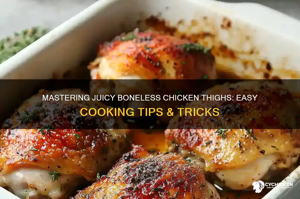how cook boneless chick thigh