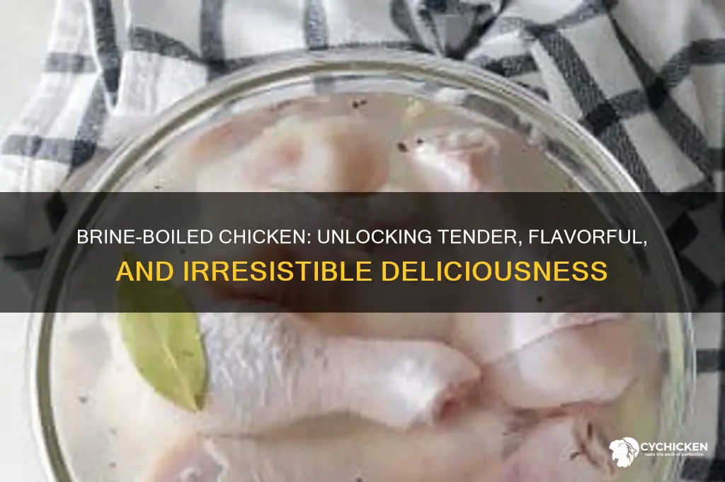how delicious is chicken boiled in brine