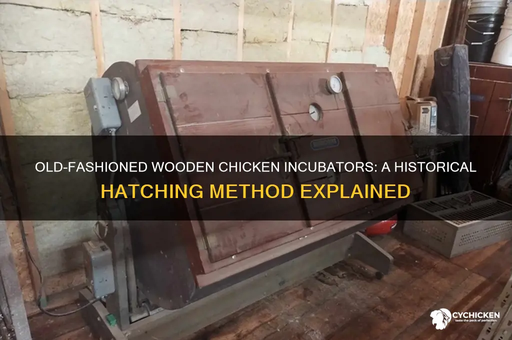 how did old fashioned wooden chicken incubators work