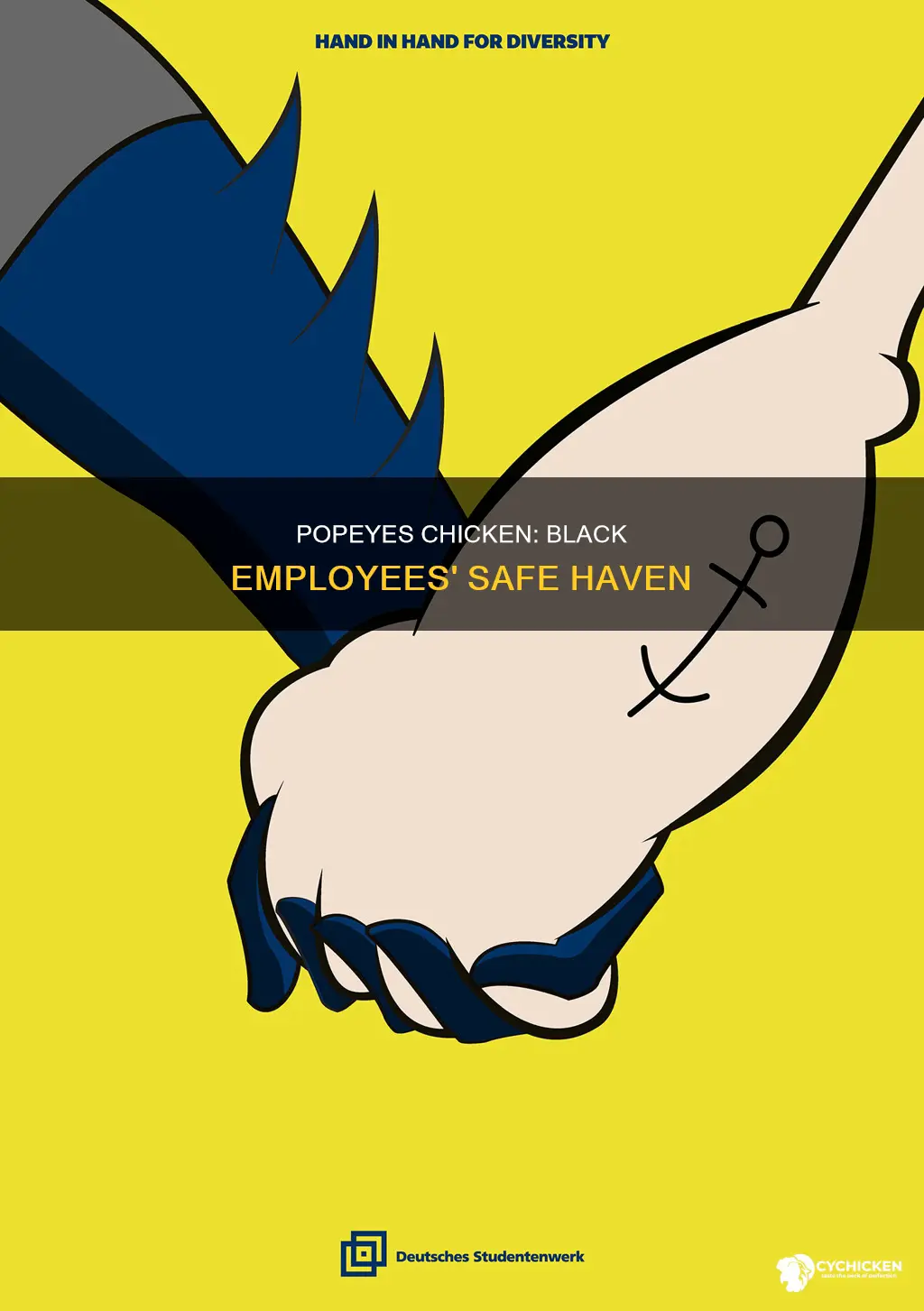 how did popeyes chicken become a all black employer