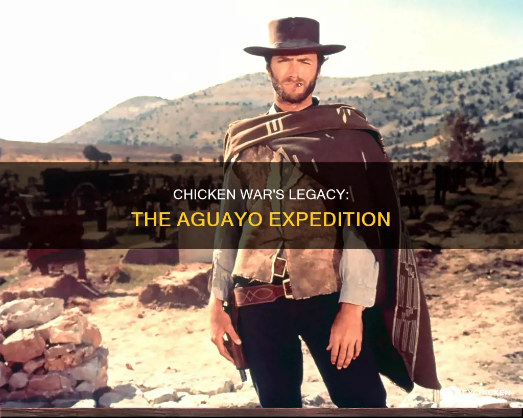 how did the chicken war lead to the aguayo expedition