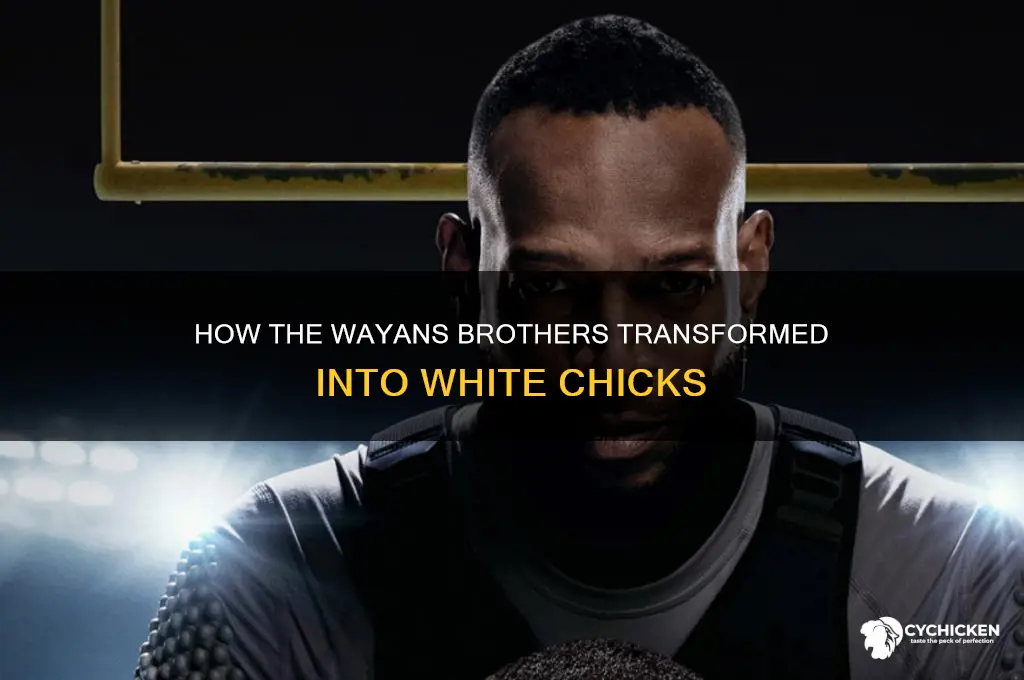 how did the wayans brothers go white chicks