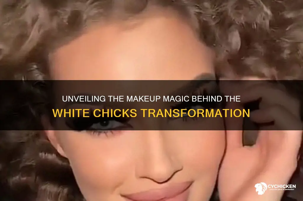 how did they do makeup for white chick