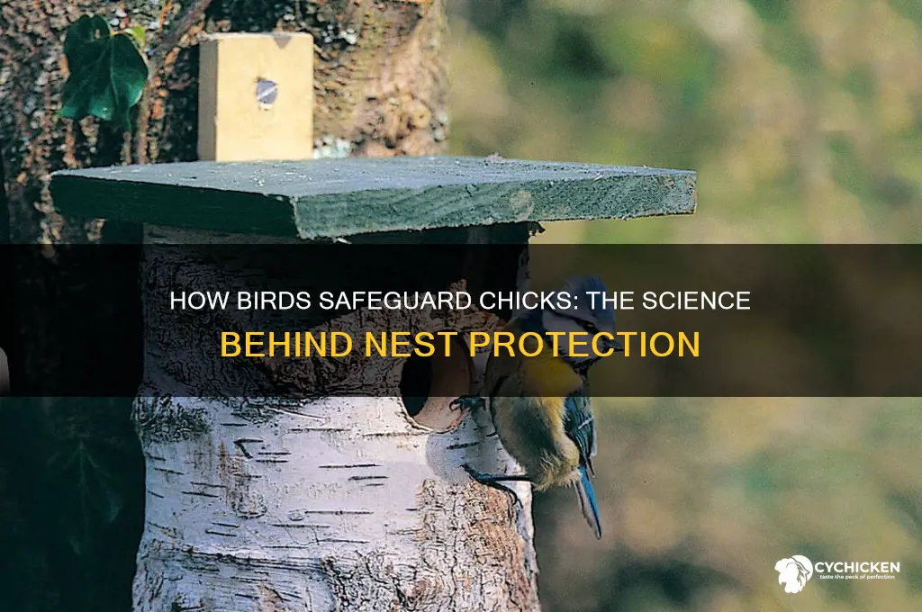 how do birds nest protect little chicks