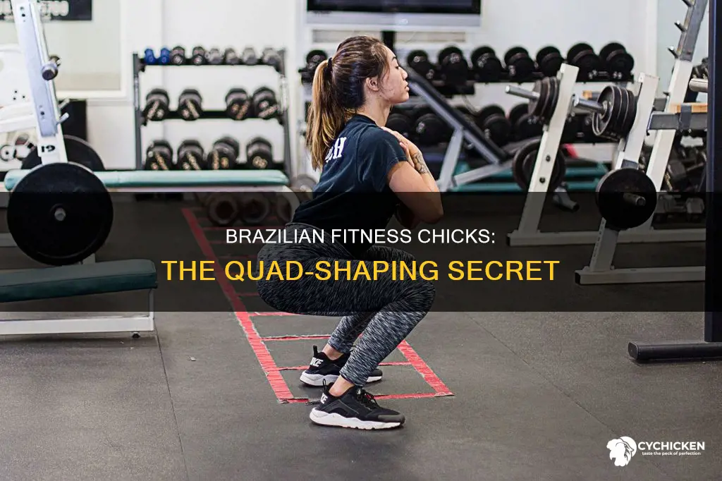 how do brazilian wellness fitness chicks have such great quads