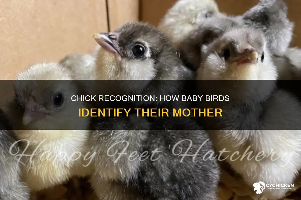 how do chick recognize her own mother