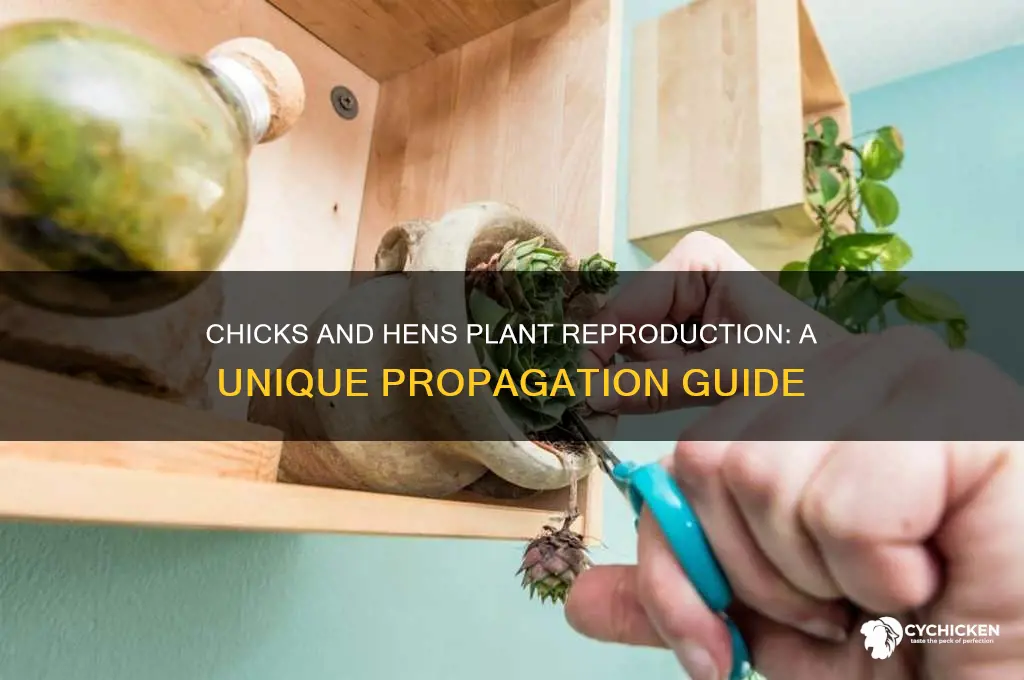 how do chicks and hens plant reproduce