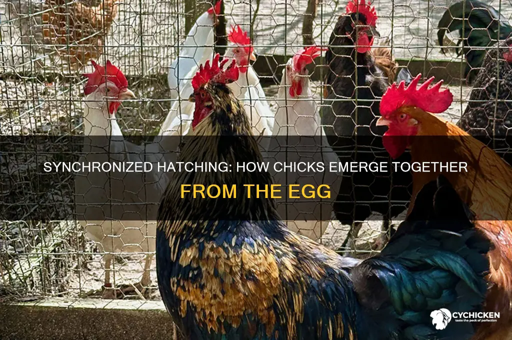 how do chicks hatch at the same time