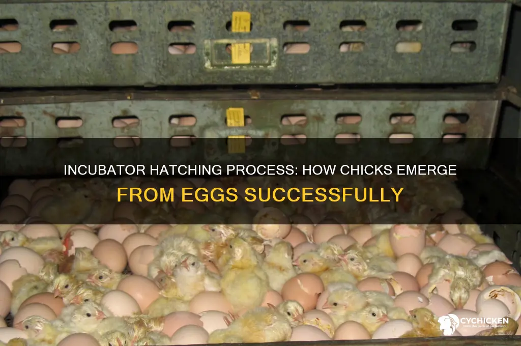 how do chicks hatch in an incubator