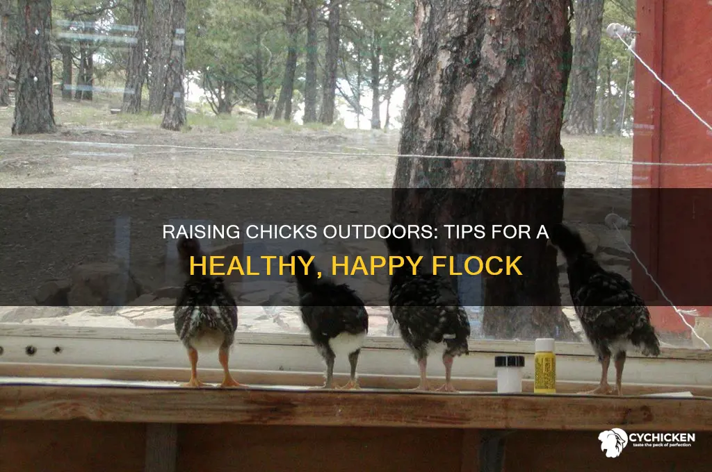 how do for chicks to be outside