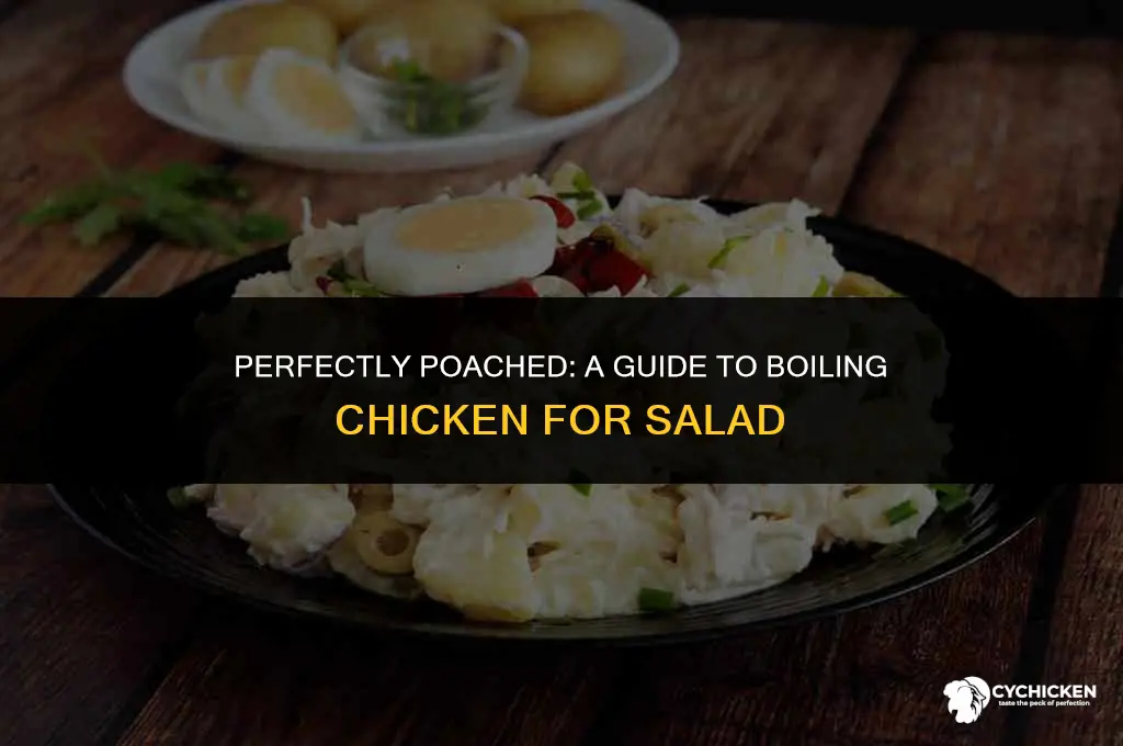 how do i boil chicken for chicken salad