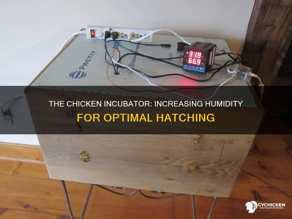how do i bring humidity up in chicken incubator