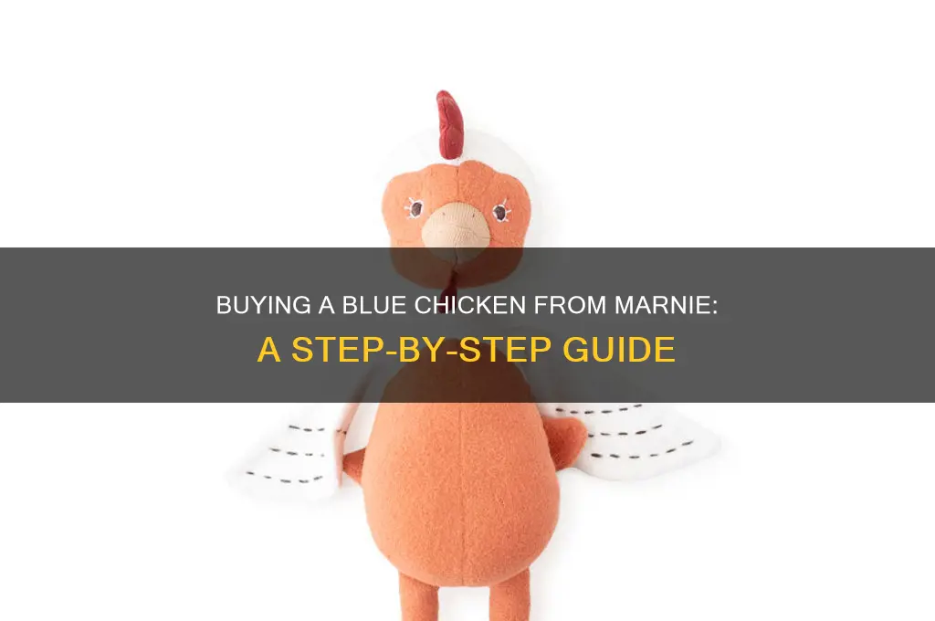 how do i buy a blue chicken from marnie