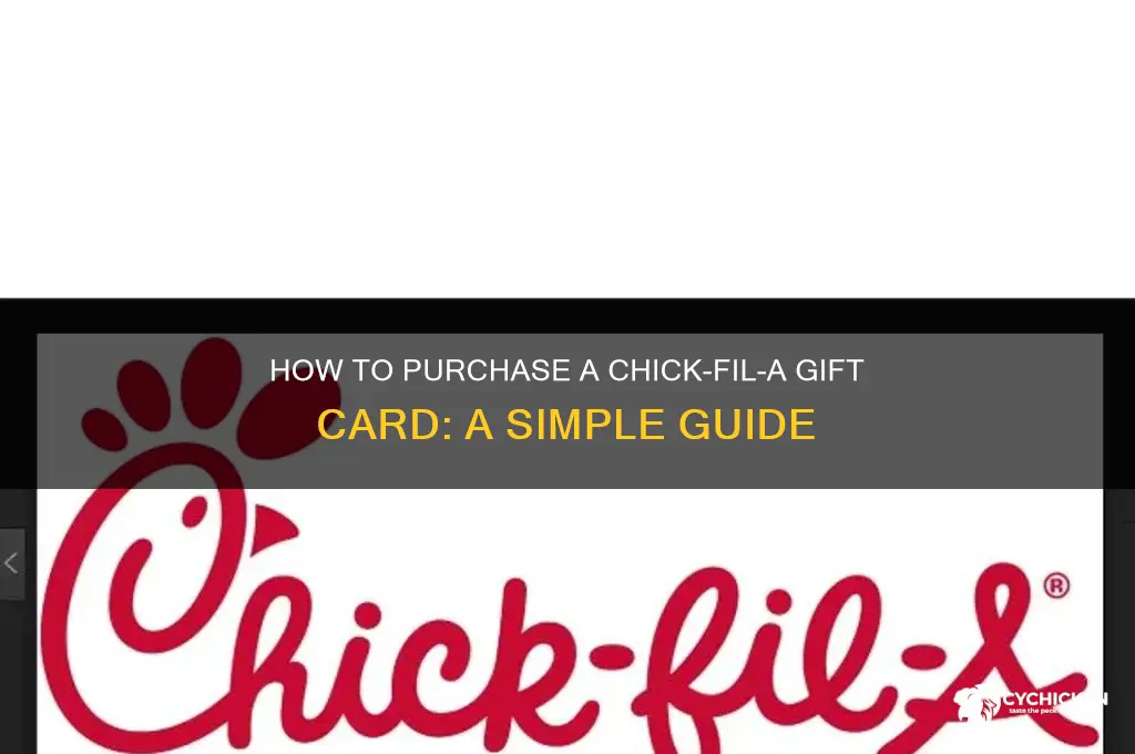 how do i buy a chick-fil-a gift card