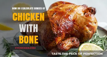 Calculating Chicken Ounces: Bone-In vs Boneless