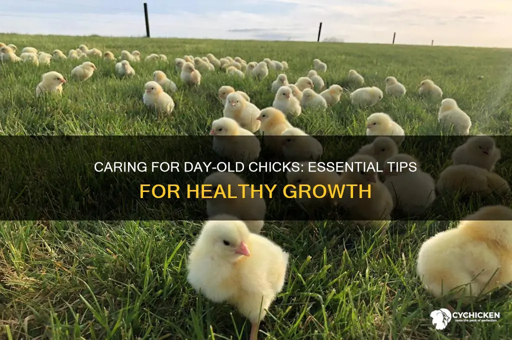 how do i care for day old chicks