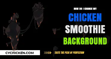 Customize Your Chicken Smoothie Profile: Easy Background Change Guide