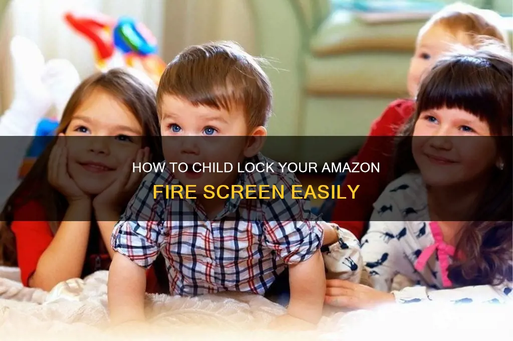 how do i chick lock amazon fire screen