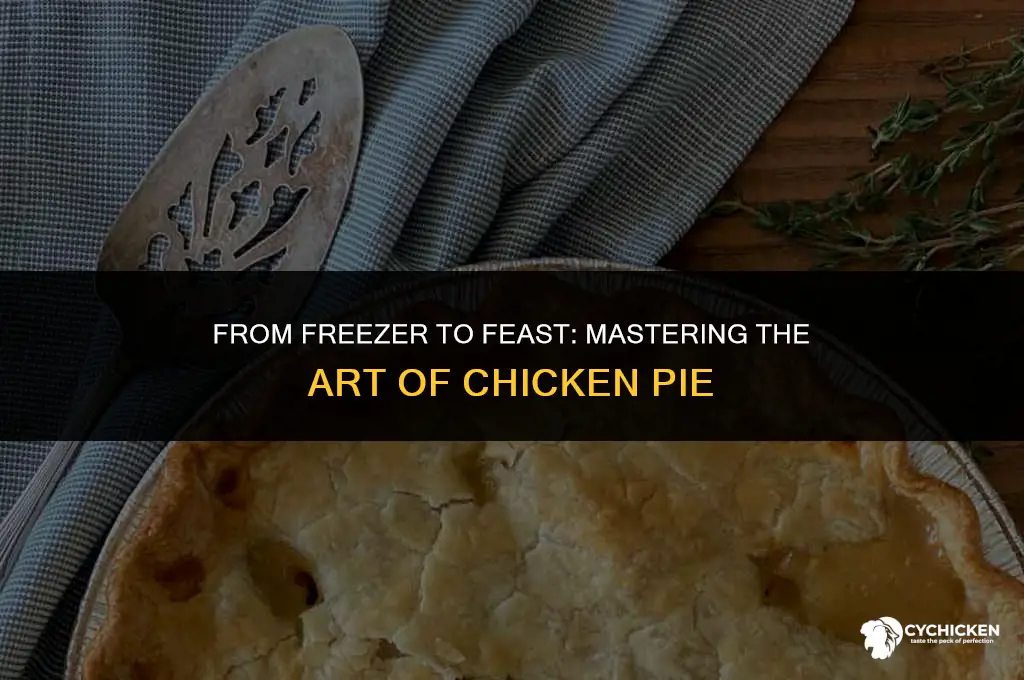 how do i cook a frozen chicken pie