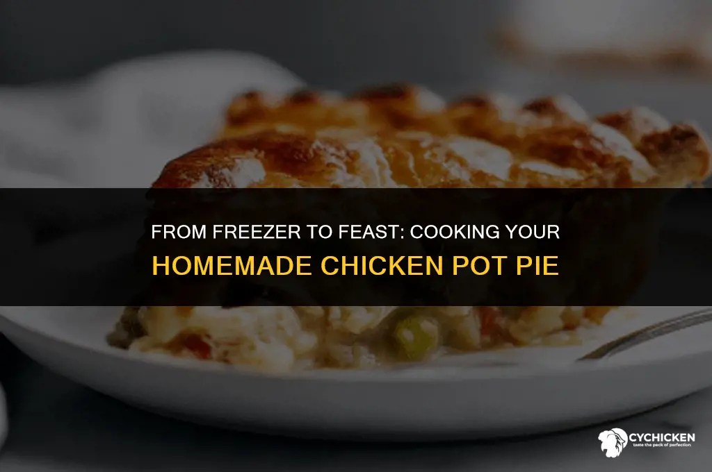 how do i cook a frozen homemade chicken pot pie