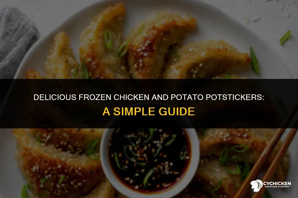 how do i cook frozen chicken and potato potstickers