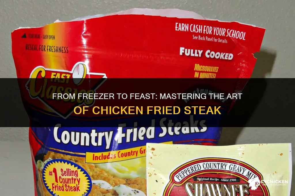 how do i cook frozen chicken fried steak
