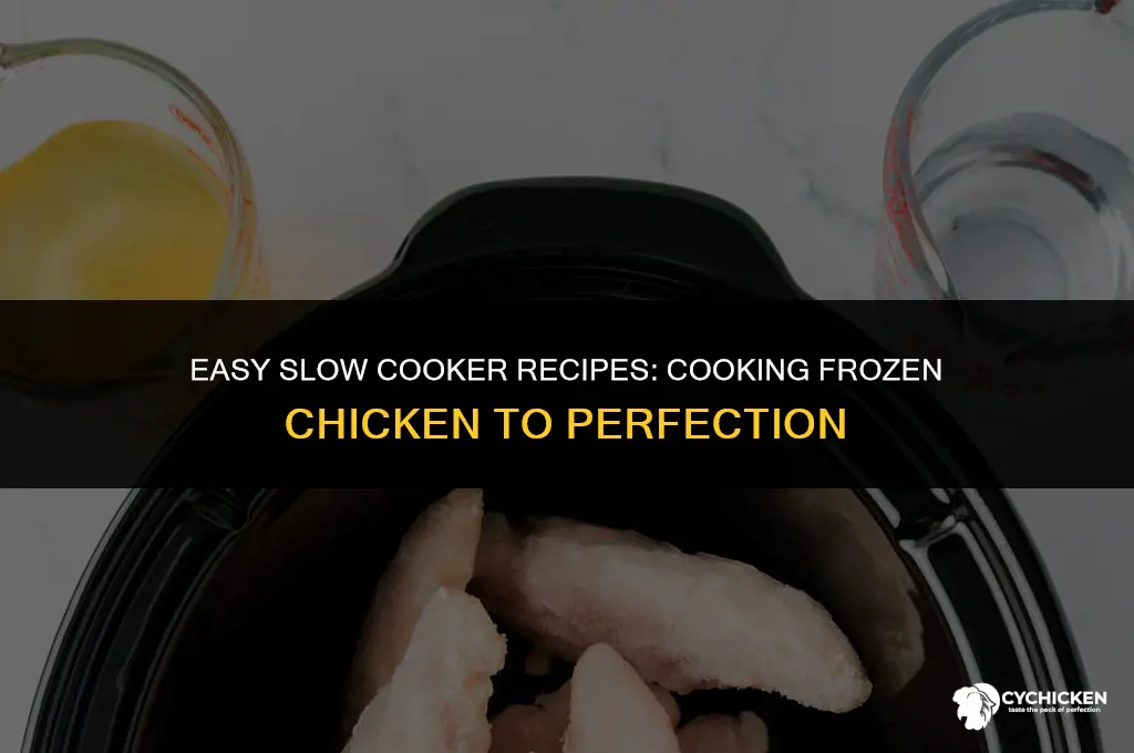 how do i cook frozen chicken in a slow cooker