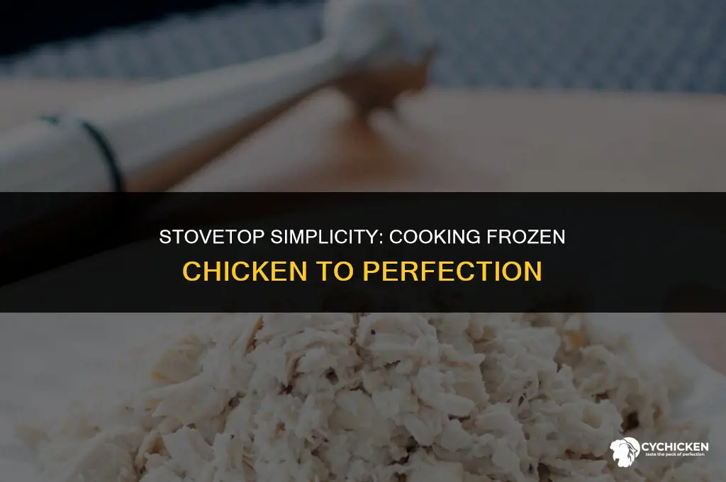 how do i cook frozen chicken on the stove