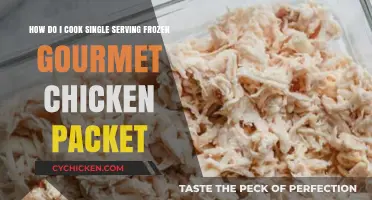 Delicious and Easy: Cooking Single-Serving Frozen Gourmet Chicken Packets