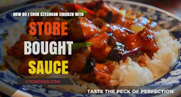 Easy Szechuan Chicken Recipe Using Store-Bought Sauce in Minutes