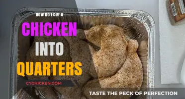 Mastering the Art of Cutting a Chicken into Perfect Quarters