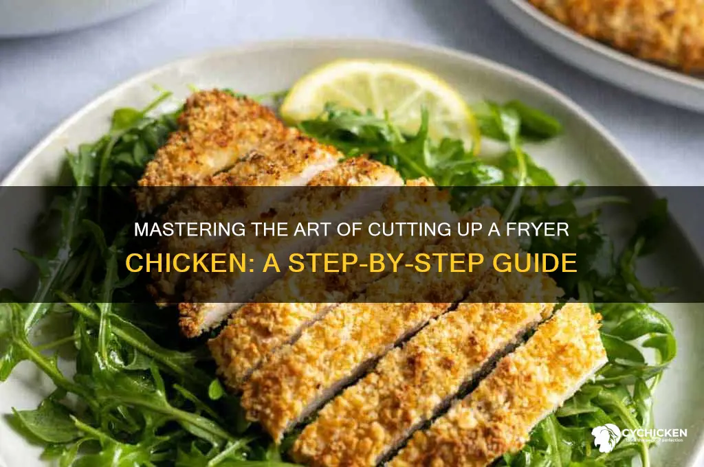 how do i cut up a fryer chicken